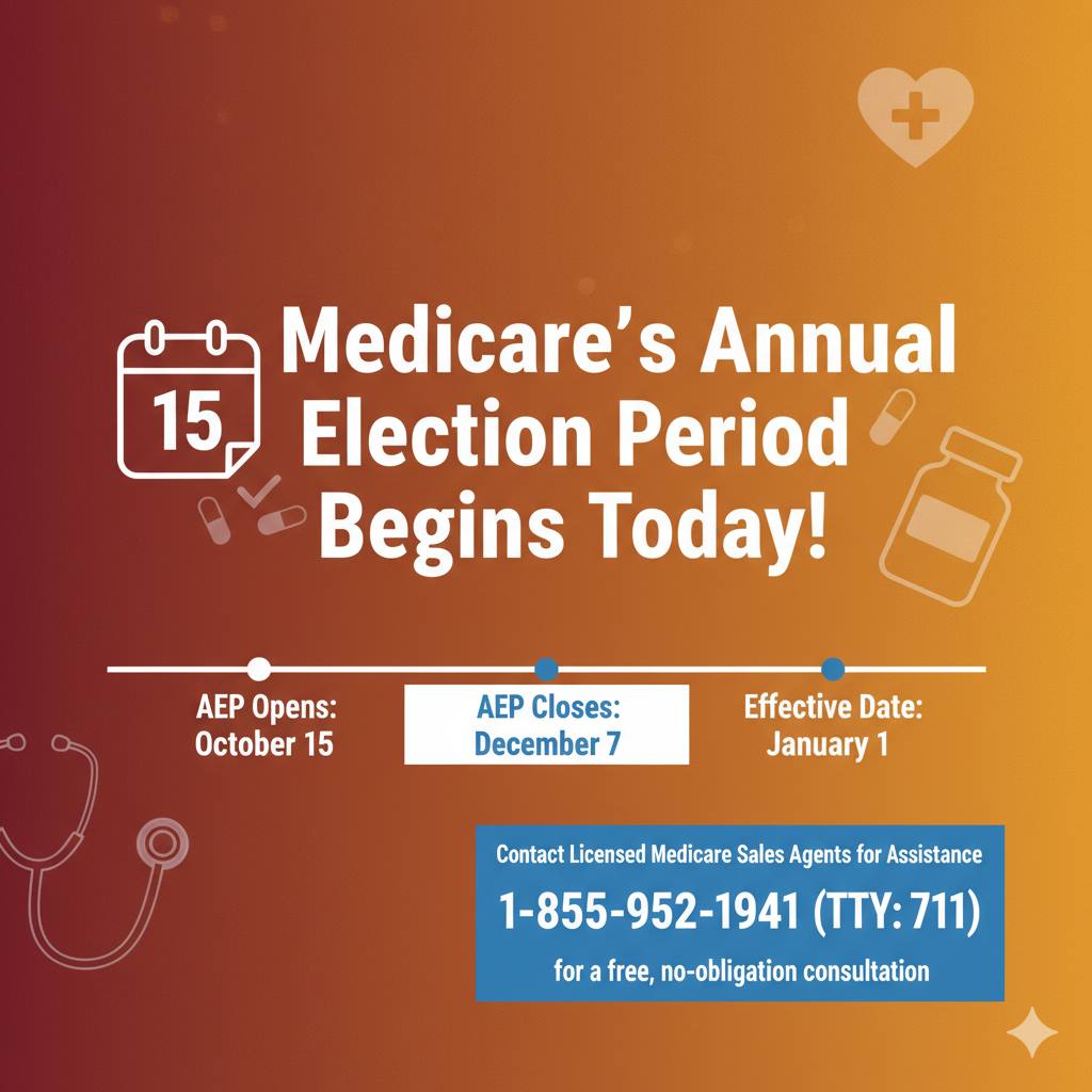 Medicare's Annual Election Period Begins Today!